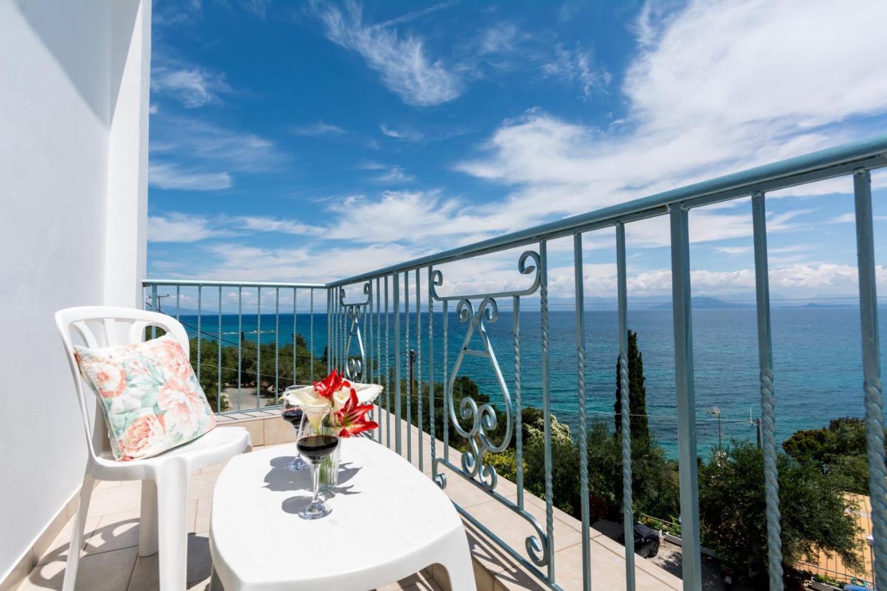 Corfu Aquamarine Aparthotel Notos Bagian luar foto