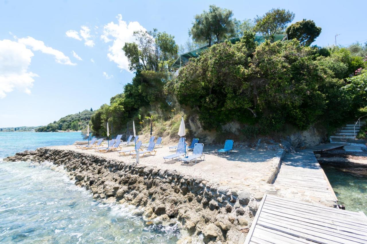 Corfu Aquamarine Aparthotel Notos Bagian luar foto