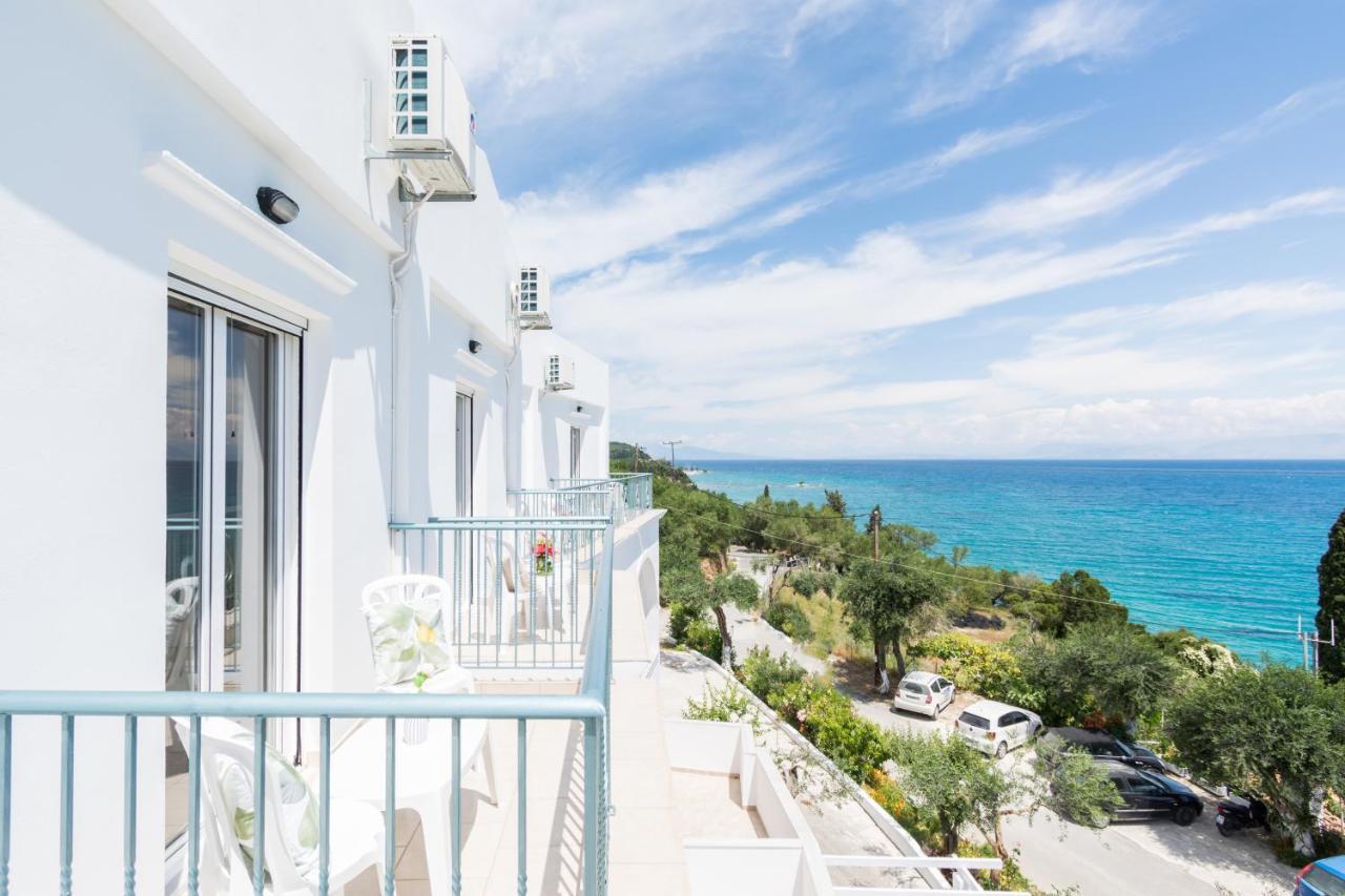 Corfu Aquamarine Aparthotel Notos Bagian luar foto